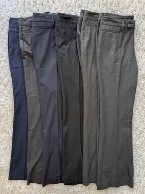 Lot of 6 GAP MODERN BOOT 4 Ankle Stretch Women’s Dress Pants Gray Navy Black